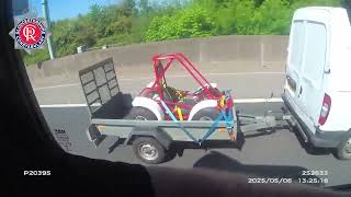Police footage from Operation Tramline, May 2025