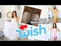 I Tried Prom Dresses From Wish (IM SURPRISED!)