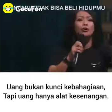 Uang bukan kunci kebahagiaan tapi uang hanya alat kesenangan....