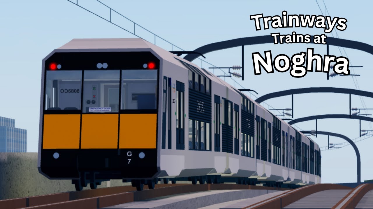 Trainspotting at Noghra || Roblox Trainways