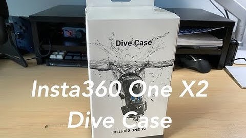 Insta360 One X2 Dive Case Unboxing