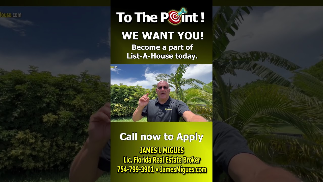 🎯 We Are Hiring ! We Need agents in Central & South Florida!