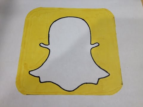 How To Draw The Snapchat Logo | Logo Drawing
