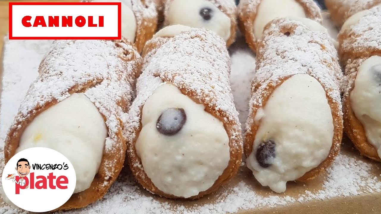 ITALIAN CANNOLI RECIPE | How to Make Sicilian Cannoli Shells and Cream | Vincenzo