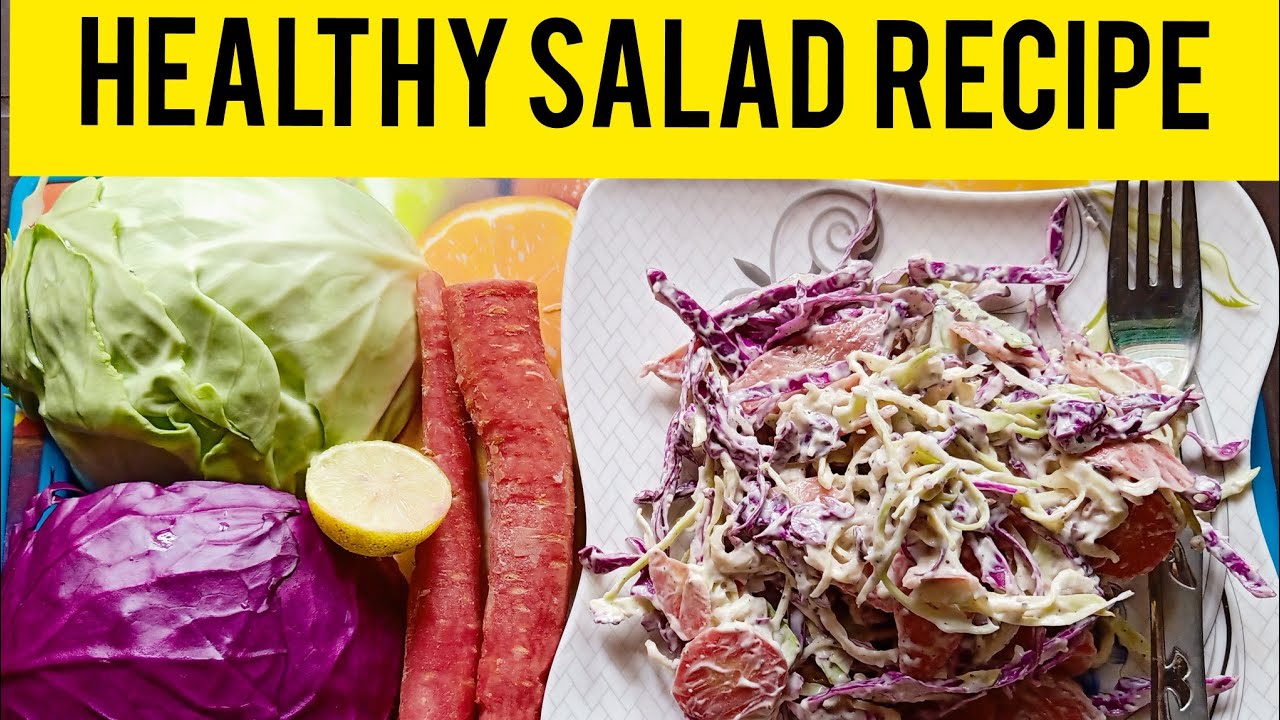 Healthy and creamy salad recipeSalad bnany ka trikaBy SanazKitchen