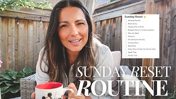 Sunday Reset Routine | How I Get Ready for the Week as a Mom in Her 40s