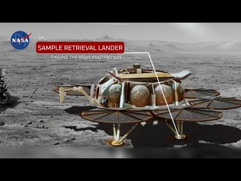 Testing Mars Sample Return: Finding the Right Footpad Size for the Sample Retrieval Lander