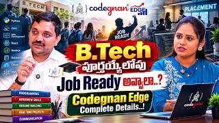 Codegnan: Become Job-Ready Before Graduation! | Codegnan Edge Complete Details | SumanTV Usha