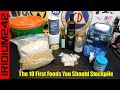 New preppers  the 10 first foods you should stockpile