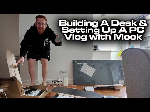 Building A Desk & PC Setup Vlog