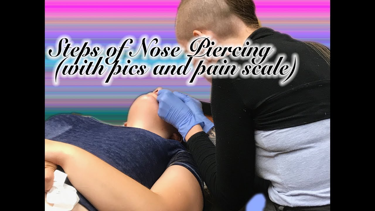 Steps of Nose Piercing (with pics and pain scale)