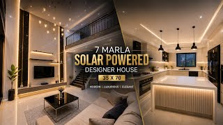 7 Marla Solar Powered House For Sale in Bahria Town Rawalpindi | 5 Bedroom | 30x55