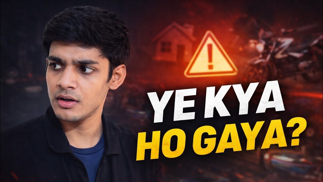 Aaj Sab Ulta Ho Gaya 😔 | Ghar Ki Problem, Dost Ko Chot & Bike Dekhne Ka Din” 