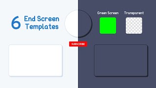 Free 6 End Screen Outro Templates
