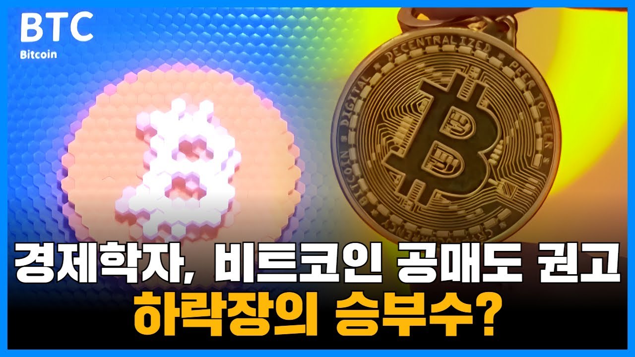 베테랑 경제학자, 비트코인 공매도 권고｜하락장의 승부수?