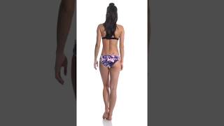 Bikini Lab Why Can't We Be Fronds? Cutout Hipster Bikini Bottom | SwimOutlet.com