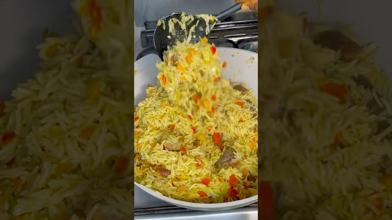 Goat Meat Vegetable Fried Rice 