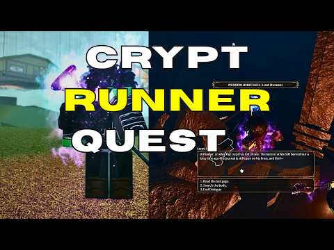 How To Find The Crypt Runner Quest ! [ The Veil ]