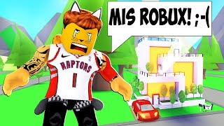 *NUEVA SKIN* COMPRO LA MANSION MULTIMILLONARIA Y ME QUEDO POBRE! - ADOPT ME - ROBLOX