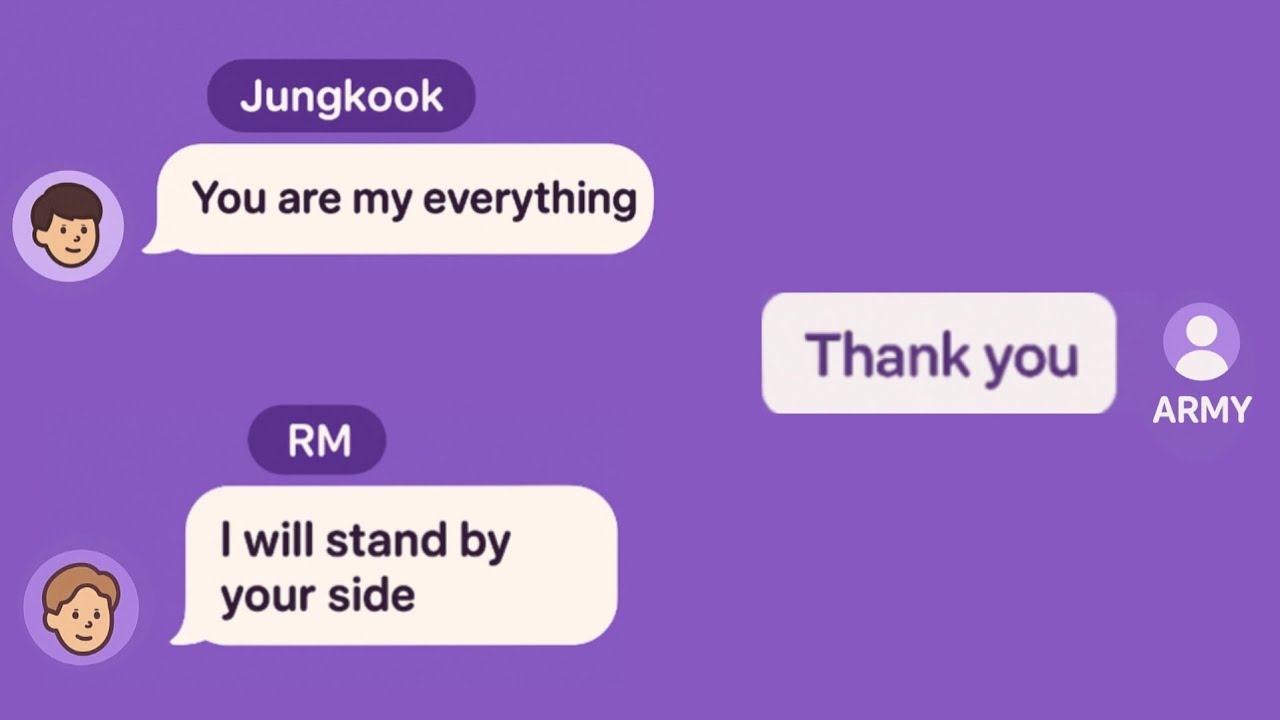 If BTS Texted ARMYs… (Real Words, Real Messages )