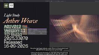 Aether Weave: Audio-Reactive Live Visuals | TouchDesigner Light Study