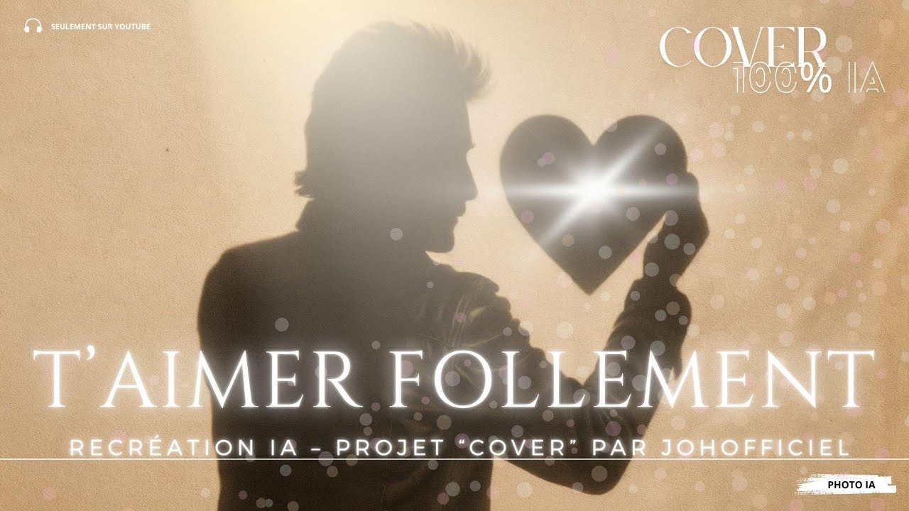 T'AIMER FOLLEMENT– VOIX IA | VERSION HOMMAGE À JOHNNY HALLYDAY | JOHOFFICIEL