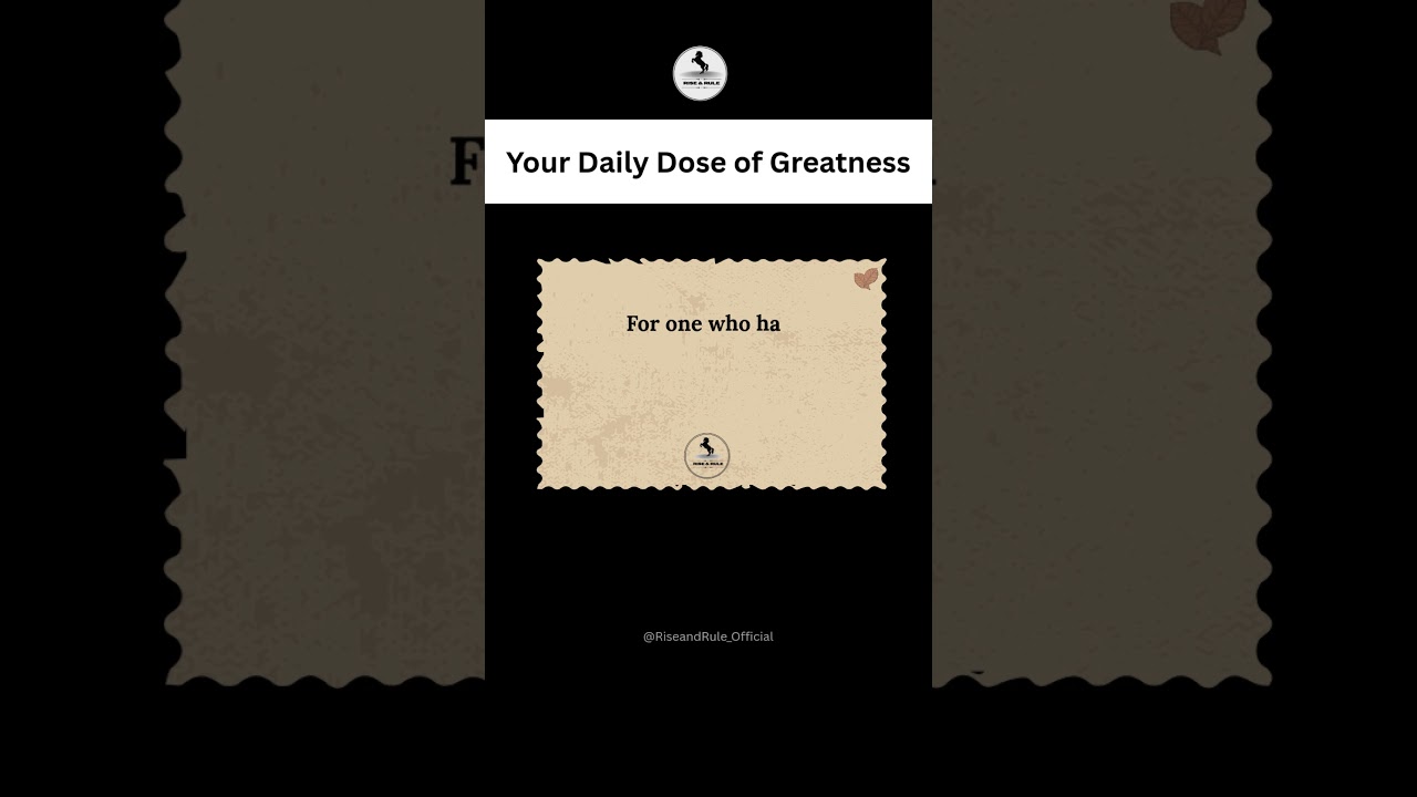 Stay motivated stay inspired| Rise & Rule|