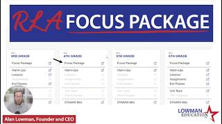 RLA Focus Package Preview | Free TEKS-Aligned Planning Tools for Texas Teachers