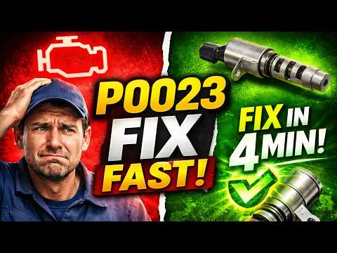 P0023 Honda Fix WITHOUT Mechanic – Simple DIY Guide