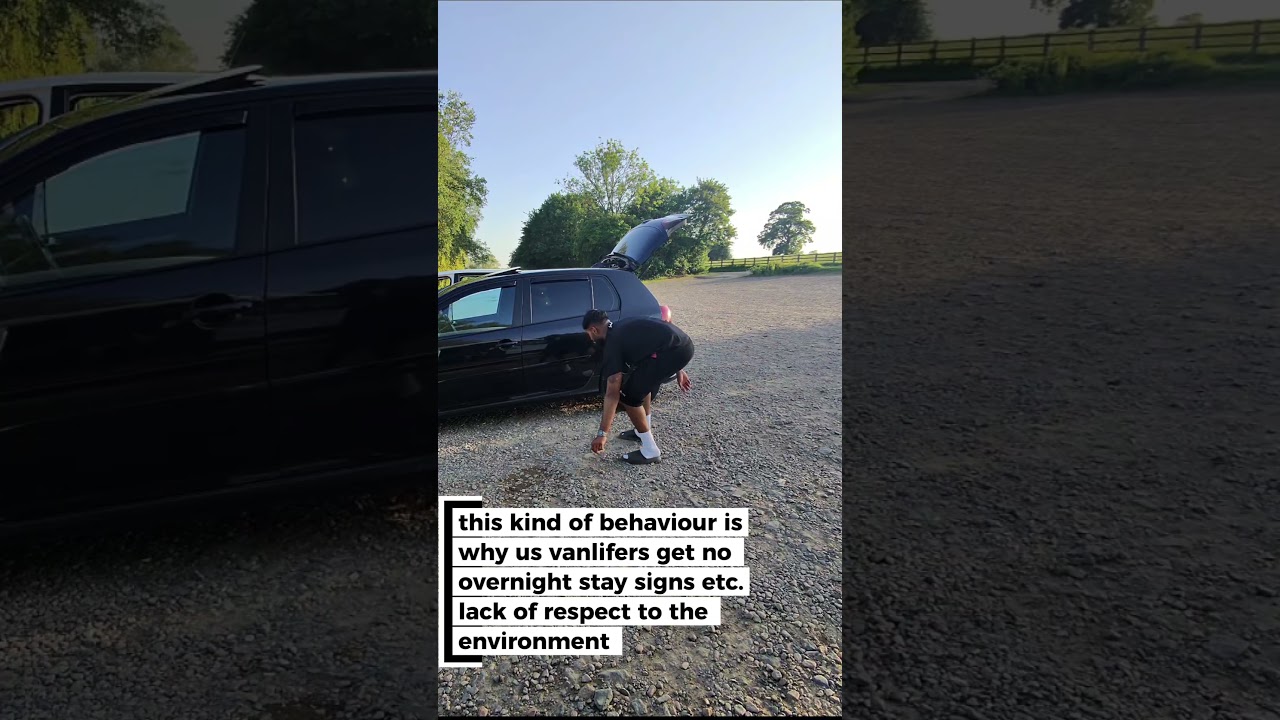 I Called Out Someone Littering In A Car Park And This Happened #vanlife #litter #vanconversion