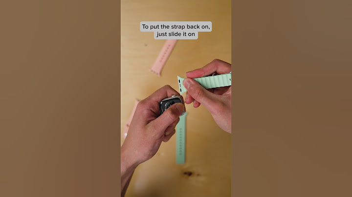 How To Change An Apple Watch Strap #Shorts