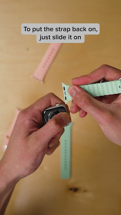 How To Change An Apple Watch Strap #Shorts