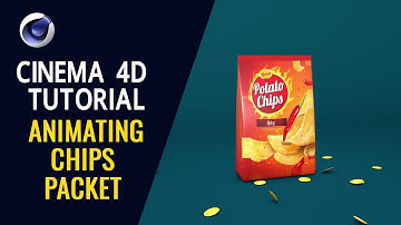 Animating Chips Packet  - Cinema 4D Tutorial