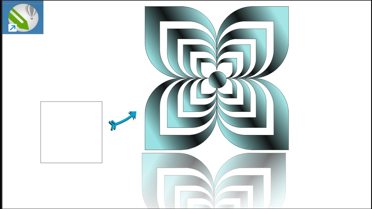 Simple And quick 3D Design in Corel🔥#coreldesign #coreldraw #tutorial ...
