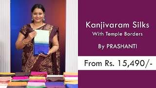 Kanjivaram Silks with Temple Borders | Prashanti | 23 Apr 2023 screenshot 1