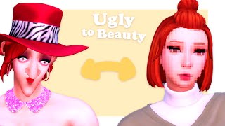 *NEW* ¡NO PUEDO CREER QUE HERMOSA ES!  | Ugly to Beauty Challenge #sims4