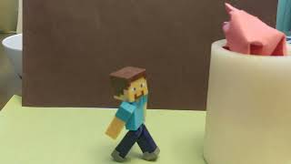 Minecraft Steve ..Walking In Harmony