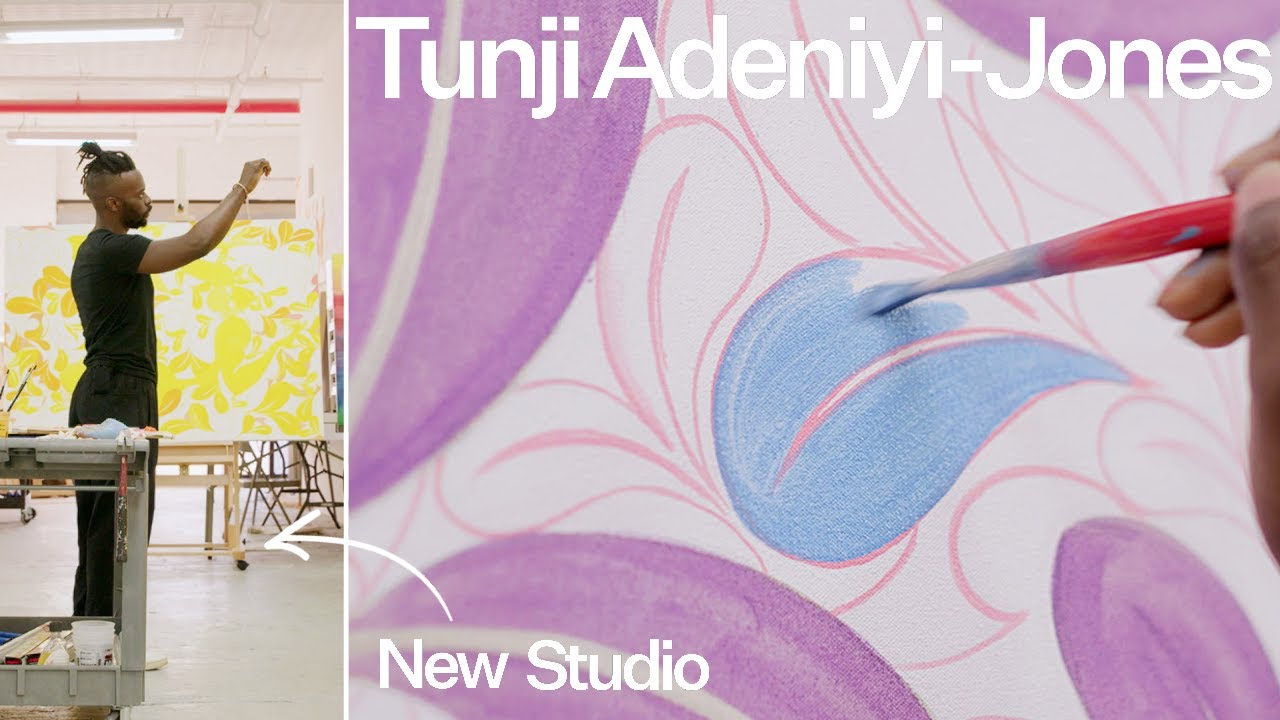 Get Inspired: How Tunji Adeniyi-Jones Brings His Art to Life in Brooklyn | ArtDrunk Studio Days