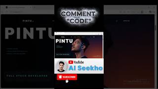 3D Portfolio Website Banao GSAP Ka Use Krke | Job Pakki hai 2026 me #artificialintelligence