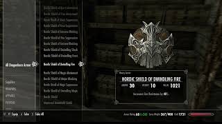 Nordic Shield of Dwindling Fire