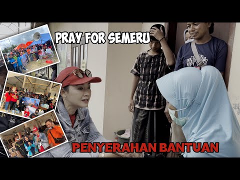 Penyerahan Bantuan kepada para korban Erupsi Semeru dari Ratna Antika Fans Club #erupsisemeru