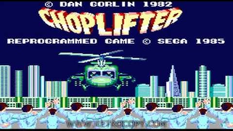 Choplifter (Sega Master System) - RetroCopy Intro
