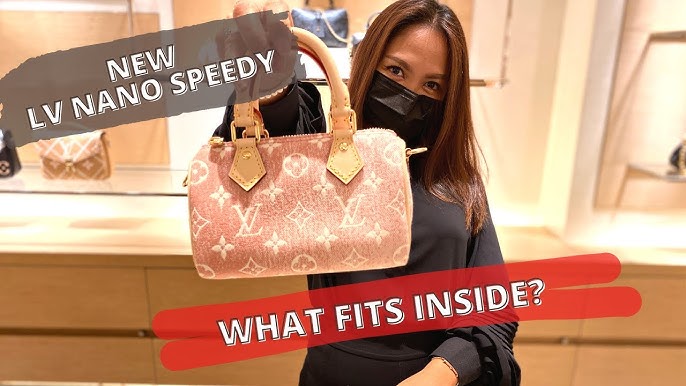 Louis Vuitton Nano Speedy (Pink Denim)￼ Unboxing and More 