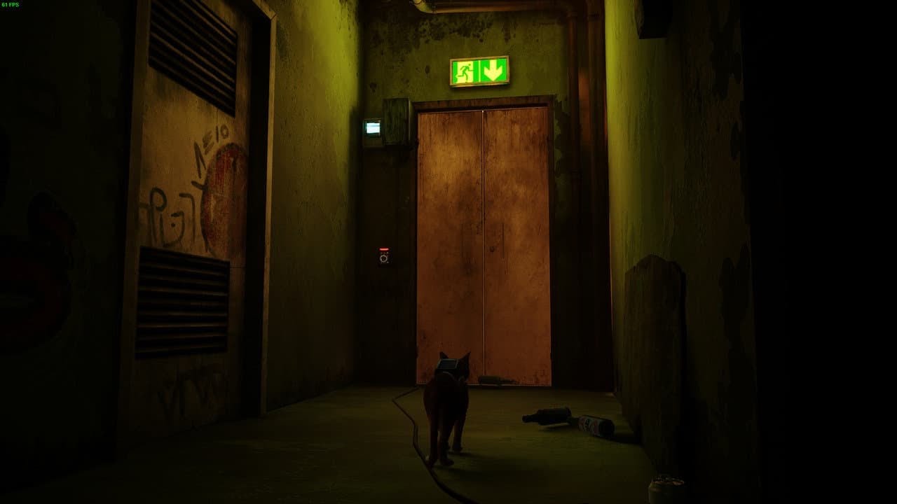 STRAY - Find the code for the flat level door