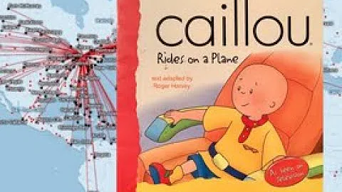 CAILLOU Rides on a Plane by Roger Harvey & CINAR A...