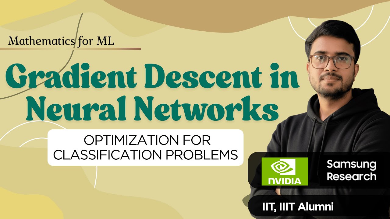 9.12 Gradient Descent Optimization in Neural Networks | Calculus ...