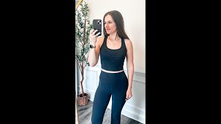 PINSPARK Sports Bra Longline Racerback Tank Tops for Women Padded Workout Yoga Top