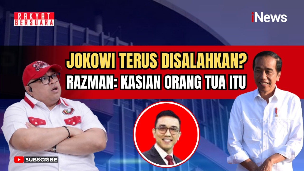 Razman Bingung Kenapa Jokowi dan PDIP Berseberangan? | Rakyat Bersuara