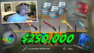 THE MOST EXPENSIVE ITEMS EVER UNBOXED! CS:GO CASE OPENING (OVER $250,000 UNBOXED) screenshot 4