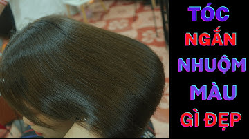 Tóc ngắn bông xù  ( nhuộm màu gì tôn da )huynh nguyễn